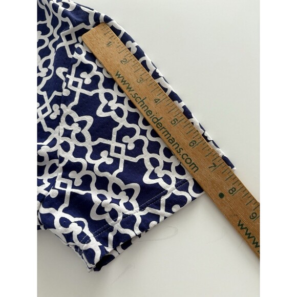 IBKUL 1/4 Zip Shirt Womens Medium Blue White Quick Dry Cool UPF 50 Golf Tennis - Picture 12 of 15